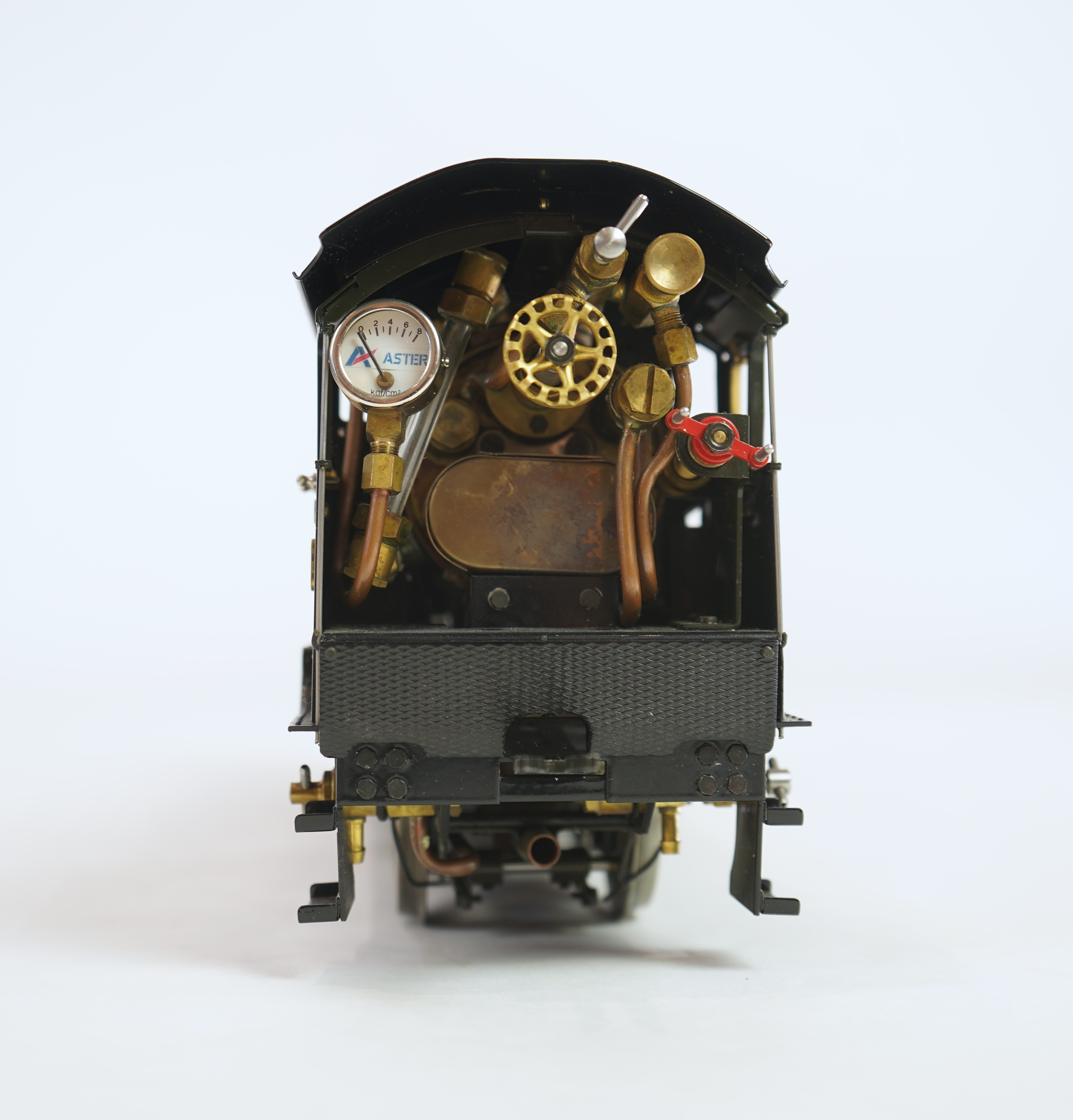 A Gauge One Aster Hobbies live steam GWR King Class, 4-6-0 tender locomotive, King George V 6000, with spirit fired working four cylinder motion, with assembly and operating instructions.